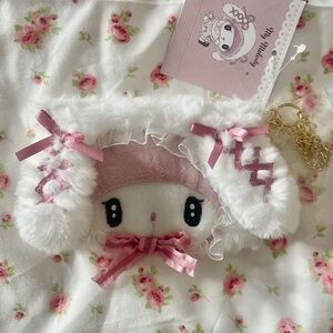 Sanrio My Melody Face type Pass & Card Case Moonlit Night Melokuro JAPAN